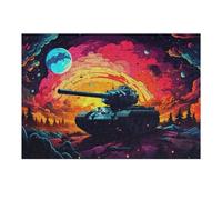 1000pcs(38x26cm) Puzzle Per Adolescenti Fantasy Tank Landscape Puzzle Per Adulti Gioco Pratico Assemblaggio Di Modelli Regali Unici Per Compleanni E Occasioni Speciali 1000pcs(38x26cm)
