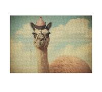 1000pcs(38x26cm) Puzzle Per Adolescenti Puzzle Cute Camel Vintage Style Puzzle Giochi Divertenti Decorazione Murale Regali Unici Per Compleanni 1000pcs(38x26cm)