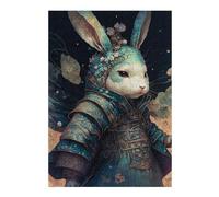 1000pcs(38x26cm) Puzzle Per Adolescenti Puzzle Fantasy Rabbit Warrior Art Print Puzzle Per Adolescenti Giochi Rilassanti Perfetto Come Regalo Per Tutta La Famiglia 1000pcs(38x26cm)