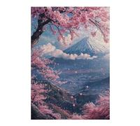1000pcs(38x26cm) Puzzle Per Adolescenti Puzzle Japan Mount Fuji Sakura V2 Puzzle Per Adulti Gioco Per Famiglie Taglio Di Precisione Per Compleanno, Natale 1000pcs(38x26cm)