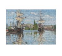 1000pcs(38x26cm) Puzzle Per Adolescenti Ships Riding on The Seine Puzzle Per Adolescenti: Giocattoli Antistress, Un'opera D'arte, Attività Divertenti Da Fare A Casa 1000pcs(38x26cm)