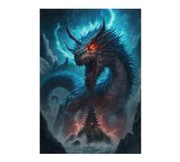 1000pcs(38x26cm) Puzzle Per Adulti Dragon's Roar Mythical Fantasy Artwork Puzzle Per Adolescenti Giochi Rilassanti Antistress Difficili E Stimolanti 1000pcs(38x26cm)