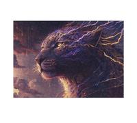 1000pcs(38x26cm) Puzzle Per Adulti E Adolescenti Thunder Cats Lightning Strikes! Puzzle Fai Da Te Giocattoli Decorazione Perfetta Interazione Genitore-figlio 1000pcs(38x26cm)