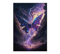 1000pcs(38x26cm) Puzzle Per Adulti Electric Butterfly Sky Puzzle Per Adolescenti Giochi Rilassanti Vacanze in Casa Regali Per Passare Il Tempo Per Amici E Familiari 1000pcs(38x26cm)