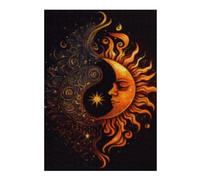 1000pcs(38x26cm) Puzzle Per Adulti Harmonious Sun And Moon Puzzle Per Adolescenti Giochi Rilassanti Vacanze in Casa Regali Per Passare Il Tempo Per Amici E Familiari 1000pcs(38x26cm)