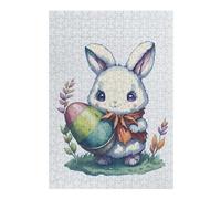 1000pcs(38x26cm) Puzzle Per Adulti Puzzle Easter Rabbit Cute Puzzle Per Adulti Giocattoli Antistress Decorazione Da Parete Gioco Stimolante Regali 1000pcs(38x26cm)