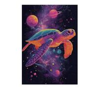 1000pcs(38x26cm) S Puzzle Per Adolescenti Space Turtle Art Print Puzzle Per Adulti Gioco Rompicapo Ma Divertente E Umoristico Per Compleanno, Natale 1000pcs(38x26cm) S