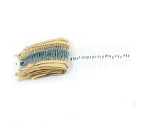 1000pcs 5 bande 25 tipi di valore resistori a film metallico 1-1M Ohm 1% 1/4W 1/6W Accessori specializzati