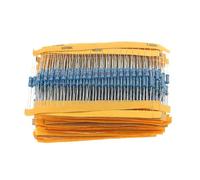 1000Pcs 50Values x 20pcs 1% 0.1 ohm~4.7M ohm 1/2W 0.5W Metal Film Resistor Assorted Kit set package CZAOINCU