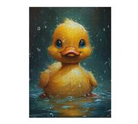1000pcs(52x38cm) Puzzle Per Adolescenti Cute Duckling Painting Puzzle Per Adolescenti Giocattolo Decorazione Da Parete Regali Per Donne Sfida Educativa 1000pcs(52x38cm)