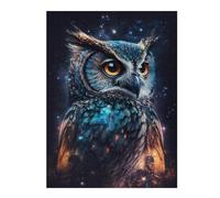 1000pcs(52x38cm) Puzzle Per Adolescenti Galactic Owl Art Print-4 Puzzle Fai Da Te Per Adulti, Giocattoli, Analisi E Logica, Interazione Genitore-figlio 1000pcs(52x38cm)