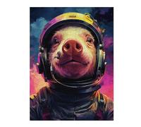 1000pcs(52x38cm) Puzzle Per Adolescenti Pig Astronaut Space Suit-9 Puzzle Per Adulti Giochi Rilassanti Decorazione Murale Ideale Come Regalo 1000pcs(52x38cm)