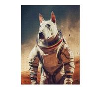 1000pcs(52x38cm) Puzzle Per Adolescenti Puzzle English Bull Terrier Mars Puzzle Fai Da Te Giocattoli Per Il Divertimento in Famiglia Regali Unici Per Compleanno E Natale 1000pcs(52x38cm)