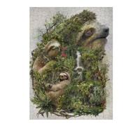 1000pcs(52x38cm) Puzzle Per Adolescenti Puzzle Sloth Family in Amazon Rainforest Puzzle Per Adulti Giocattoli Fai Da Te Regali Per Donne È Ideale Come Regalo 1000pcs(52x38cm)