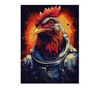 1000pcs(52x38cm) Puzzle Per Adolescenti Puzzle Space Chicken Suit Puzzle Per Adulti Giochi Rilassanti Migliora La Memoria Regali Unici Per Compleanni E Regali 1000pcs(52x38cm)
