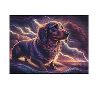 1000pcs(52x38cm) Puzzle Per Adolescenti Thundering Dog Majesty -3 Puzzle Per Adolescenti Gioco Rompicapo Regalo Di Compleanno Attività Divertenti A Casa 1000pcs(52x38cm)