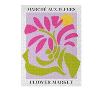 1000pcs(52x38cm) Puzzle Per Adulti E Adolescenti Marche Aux Fleurs Print Puzzle Per Adulti Gioco Per Famiglie Regalo Di Compleanno Difficile E Sfida 1000pcs(52x38cm)