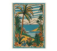 1000pcs(52x38cm) Puzzle Per Adulti E Adolescenti Tropical Island Landscape Illustration Puzzle Per Adulti Giochi Per Famiglie Vacanze in Casa Passatempo Interazione Genitore-figlio 1000pcs(52x38cm)
