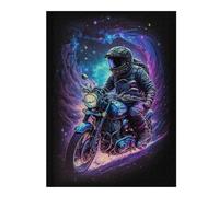 1000pcs(52x38cm) Puzzle Per Adulti Galactic Motorcycle Ride -7 Puzzle Per Adulti Gioco Pratico Vacanza A Casa Passatempo Sfida Educativa 1000pcs(52x38cm)