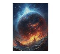 1000pcs(52x38cm) Puzzle Per Adulti Galactic Planet Exploding Puzzle Per Adolescenti Giochi Rilassanti Antistress Difficili E Stimolanti 1000pcs(52x38cm)
