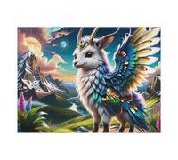 1000pcs(52x38cm) Puzzle Per Adulti Puzzle Fantasy Mythical Creature Artwork Puzzle Per Adulti Giocattoli Fai Da Te Regalo Di Compleanno Ottimo Regalo Per I Giocatori 1000pcs(52x38cm)