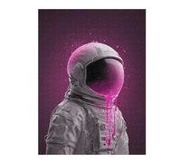 1000pcs(52x38cm) Puzzle Per Adulti Space Suit with Pink Paint Drips Puzzle Per Adolescenti Giochi Rilassanti Antistress Difficili E Stimolanti 1000pcs(52x38cm)