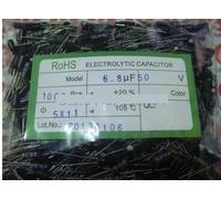 1000PCS 6.8UF 50V 50V6.8UF Aluminum Electrolytic Capacitor 5 * 11MM EKFBQBGW