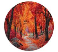 1000pcs (67.5x67.5cm) Foglie autunnali rosso vivo ricoprono il terreno Jigsaw, Puzzle Fai Da Te Per Adulti E Folla Dai 14 Anni in Su