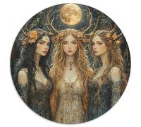 1000pcs (67.5x67.5cm) Puzzle Impossibili Antiche divinità Tre dee della luna Decorazione Per La Casa. Rilassamento E Intelligence Per Adulti