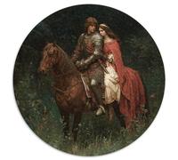 1000pcs (67.5x67.5cm) Puzzle Impossibili Cavalieri e principesse a cavallo Decorazione Per La Casa. Rilassamento E Intelligence Per Adulti
