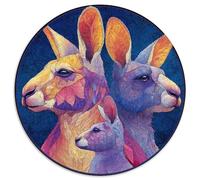 1000pcs (67.5x67.5cm) Puzzle Impossibili Elementi da colorare a forma di canguro Decorazione Per La Casa. Rilassamento E Intelligence Per Adulti