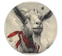 1000pcs (67.5x67.5cm) Puzzle Per Adulti A Red Ribbon Is Tied Around The Capra's Neck Donna Uomo Tavola Di Legno Ad Incastro Di Precisione