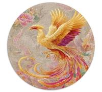 1000pcs (67.5x67.5cm) Puzzle, Puzzle Per Adolescenti Adulti Fenice dorata Dancing in The Sky