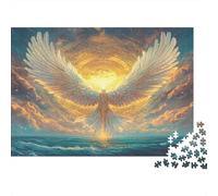 1000pcs (75x50cm) Belle ali Jigsaw,Oceanoo Sole And SacRosso Geometry Puzzle Fai Da Te Per Adulti E Folla Dai 14 Anni in Su