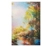 1000pcs(75x50cm) Puzzle Fall Forest Puzzle Per Adulti Gioco Pratico Corsa Di Velocità Regali Unici Per Compleanno E Natale 1000pcs(75x50cm)