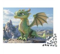 1000pcs (75x50cm) Puzzle Impossibili Animalee Cucciolo di drago Decorazione Per La Casa. Rilassamento E Intelligence Per Adulti