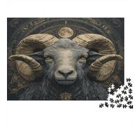 1000pcs (75x50cm) Puzzle Impossibili Mese pieno dell'Ariete, astrologia Decorazione Per La Casa. Rilassamento E Intelligence Per Adulti