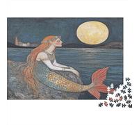 1000pcs (75x50cm) Puzzle Impossibili Scandinavian Arte popolare Sirena Decorazione Per La Casa. Rilassamento E Intelligence Per Adulti