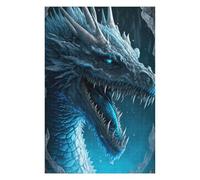 1000pcs(75x50cm) Puzzle Per Adolescenti Blue Ice Dragon Fantasy Artwork -1 Puzzle Per Adolescenti Giochi Rilassanti Decorazione Perfetta Regali Antistress 1000pcs(75x50cm)