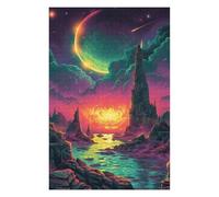 1000pcs(75x50cm) Puzzle Per Adolescenti Fantasy Alien Planet Landscape -1 Puzzle Per Adulti Giochi Rilassanti Decorazione Murale Ideale Come Regalo 1000pcs(75x50cm)