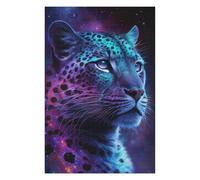 1000pcs(75x50cm) Puzzle Per Adolescenti Glowing Leopard Art Print Puzzle Per Adulti Gioco Rompicapo Ma Divertente E Umoristico Per Compleanno, Natale 1000pcs(75x50cm)