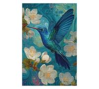 1000pcs(75x50cm) Puzzle Per Adolescenti Hummingbird with Flowers Puzzle Per Adolescenti Giochi Rilassanti Decorazione Perfetta Regali Antistress 1000pcs(75x50cm)