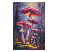 1000pcs(75x50cm) Puzzle Per Adolescenti Mystical Forest Mushrooms Puzzle Per Adulti Gioco Rompicapo Ma Divertente E Umoristico Per Compleanno, Natale 1000pcs(75x50cm)