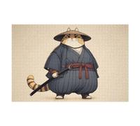 1000pcs(75x50cm) Puzzle Per Adolescenti Orange Cat Ronin Samurai Puzzle Per Adulti, Gioco Rompicapo, Ma Divertente E Spiritoso, Regali Per Amici E Familiari 1000pcs(75x50cm)