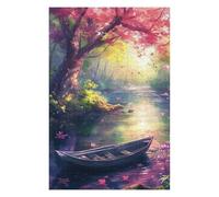 1000pcs(75x50cm) Puzzle Per Adolescenti Puzzle Enchanted Forest River Scene Puzzle Per Adulti Giochi Rilassanti Taglio Di Precisione Regali Di Compleanno E Unici 1000pcs(75x50cm)