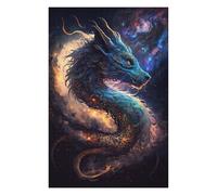 1000pcs(75x50cm) Puzzle Per Adolescenti Puzzle Galactic Dragon Art Print -4 Puzzle Per Adulti Giochi Divertenti Per Divertimento in Famiglia Interazione Genitore-figlio 1000pcs(75x50cm)