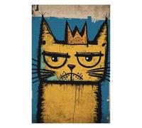 1000pcs(75x50cm) Puzzle Per Adolescenti Puzzle Grumpy Abstract Cat Puzzle Fai Da Te Giocattoli Per Il Divertimento in Famiglia Regali Unici Per Compleanno E Natale 1000pcs(75x50cm)
