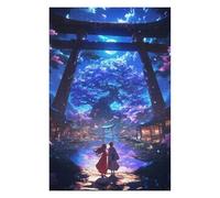 1000pcs(75x50cm) Puzzle Per Adolescenti Puzzle Japanese Night Scene with Torii Gate Puzzle Per Adulti Giochi Rilassanti Migliora La Memoria Regali Unici Per Compleanni E Regali 1000pcs(75x50cm)