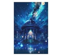 1000pcs(75x50cm) Puzzle Per Adolescenti Puzzle Magical Night Sky Temple Puzzle Per Adulti Giocattoli Fai Da Te Regali Per Donne È Ideale Come Regalo 1000pcs(75x50cm)
