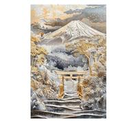 1000pcs(75x50cm) Puzzle Per Adolescenti Puzzle Mount Fujis Golden Gateway Puzzle Per Adulti Giochi Divertenti Per Divertimento in Famiglia Interazione Genitore-figlio 1000pcs(75x50cm)